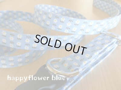 画像1: 【カラー＆リード1.5幅】happyflower blue
