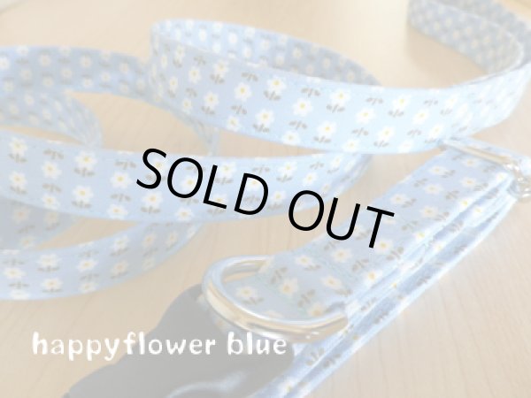 画像1: 【カラー＆リード1.5幅】happyflower blue (1)